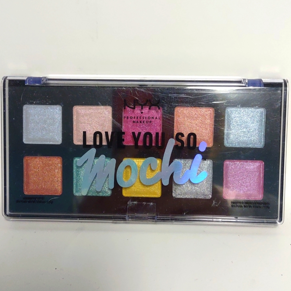 NYX Professional Makeup Love You So Mochi Eyeshadow Palette, Electric Pastels